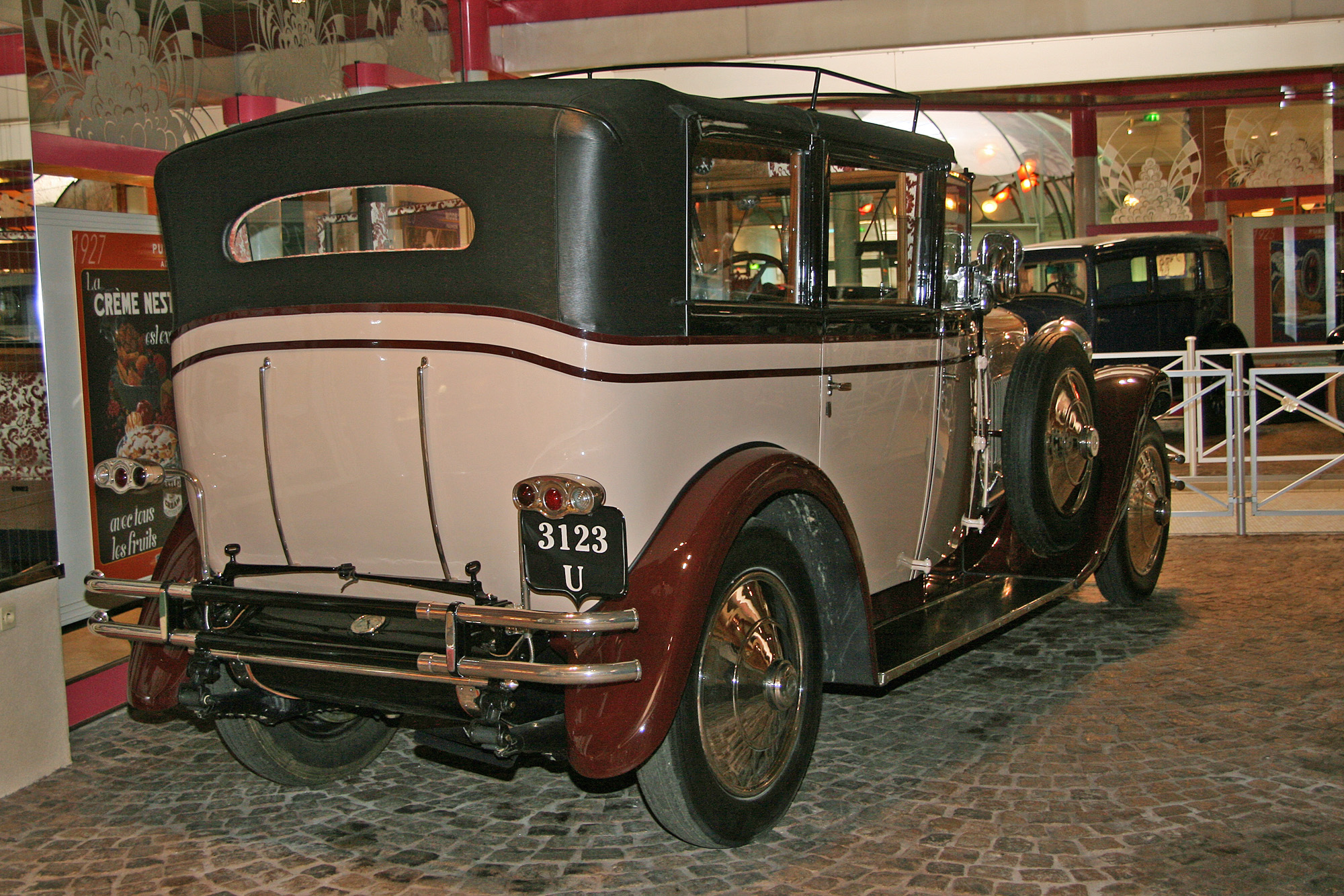 Description du véhicule Peugeot Type 184 landaulet Encyclopédie