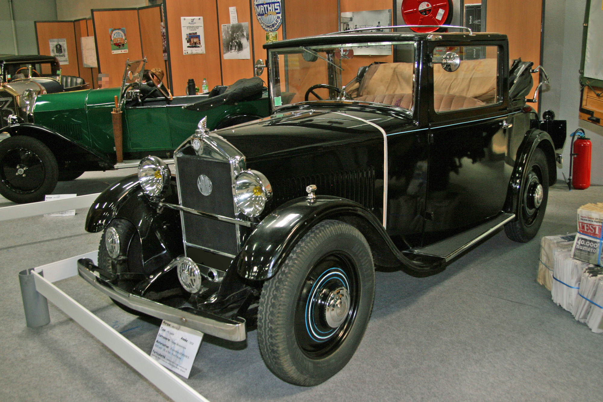 Description du véhicule Mathis PY sport Encyclopédie automobile