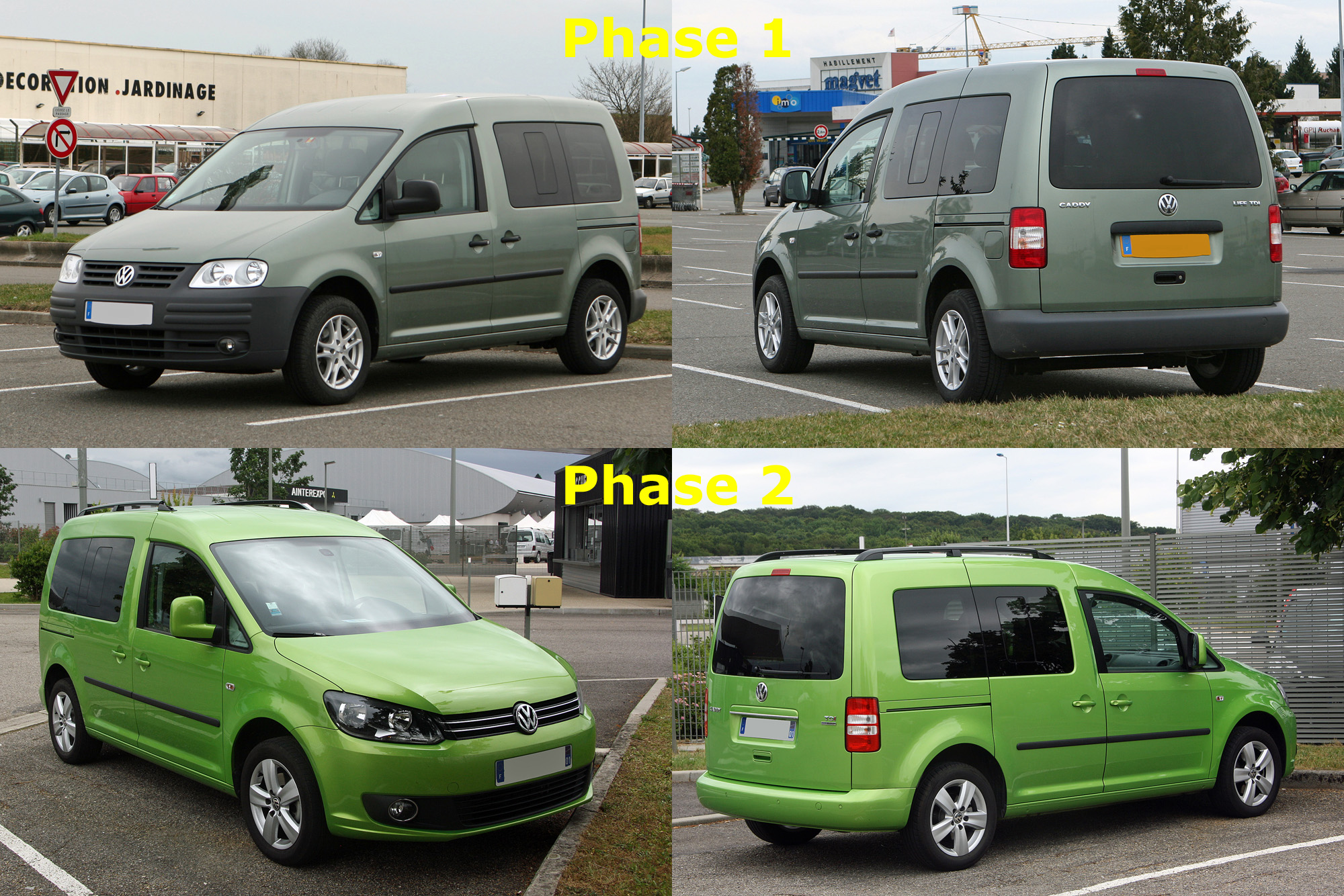 Volkswagen Caddy 2K phase 1