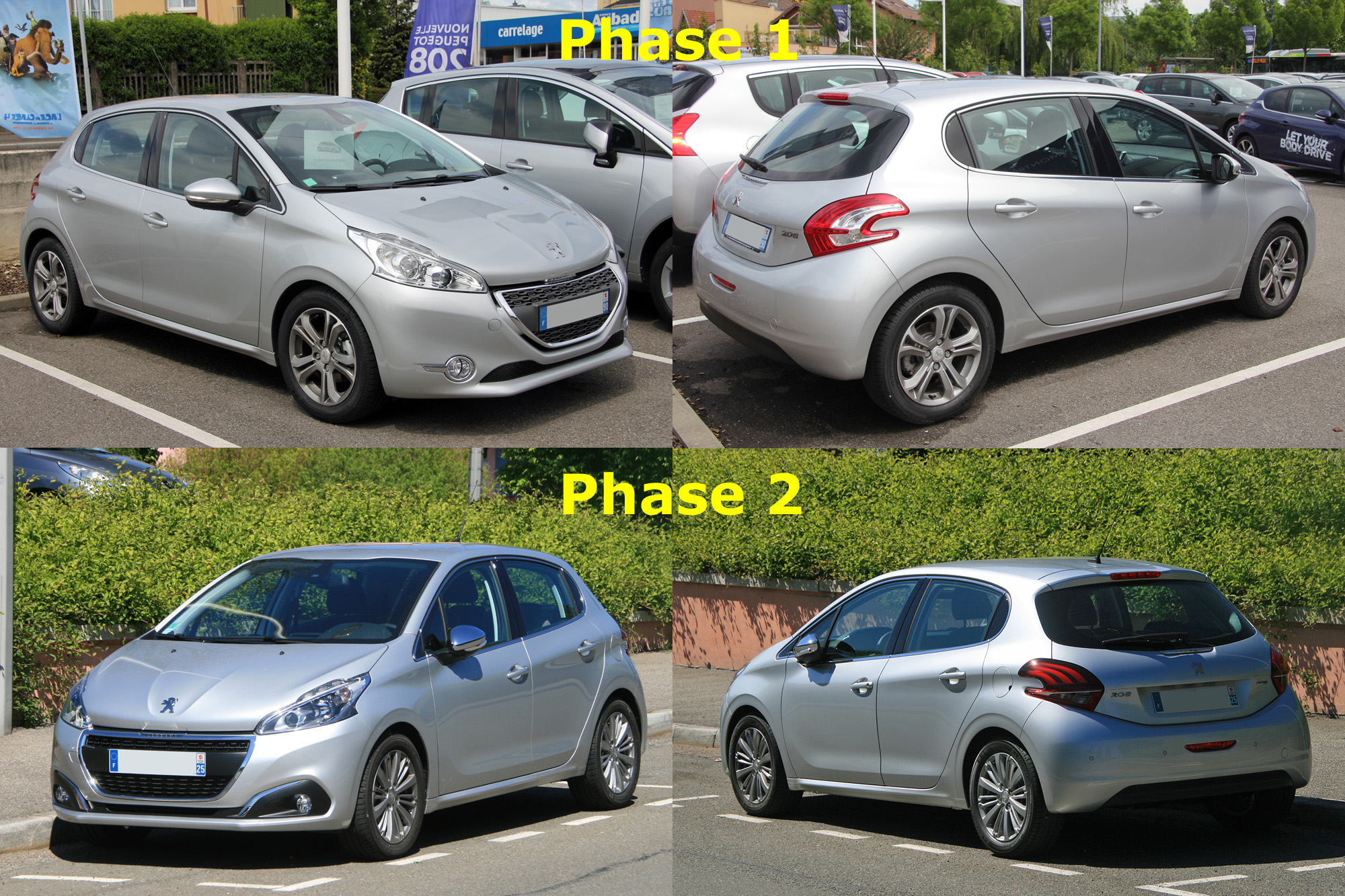 Peugeot 208 1 phase 2