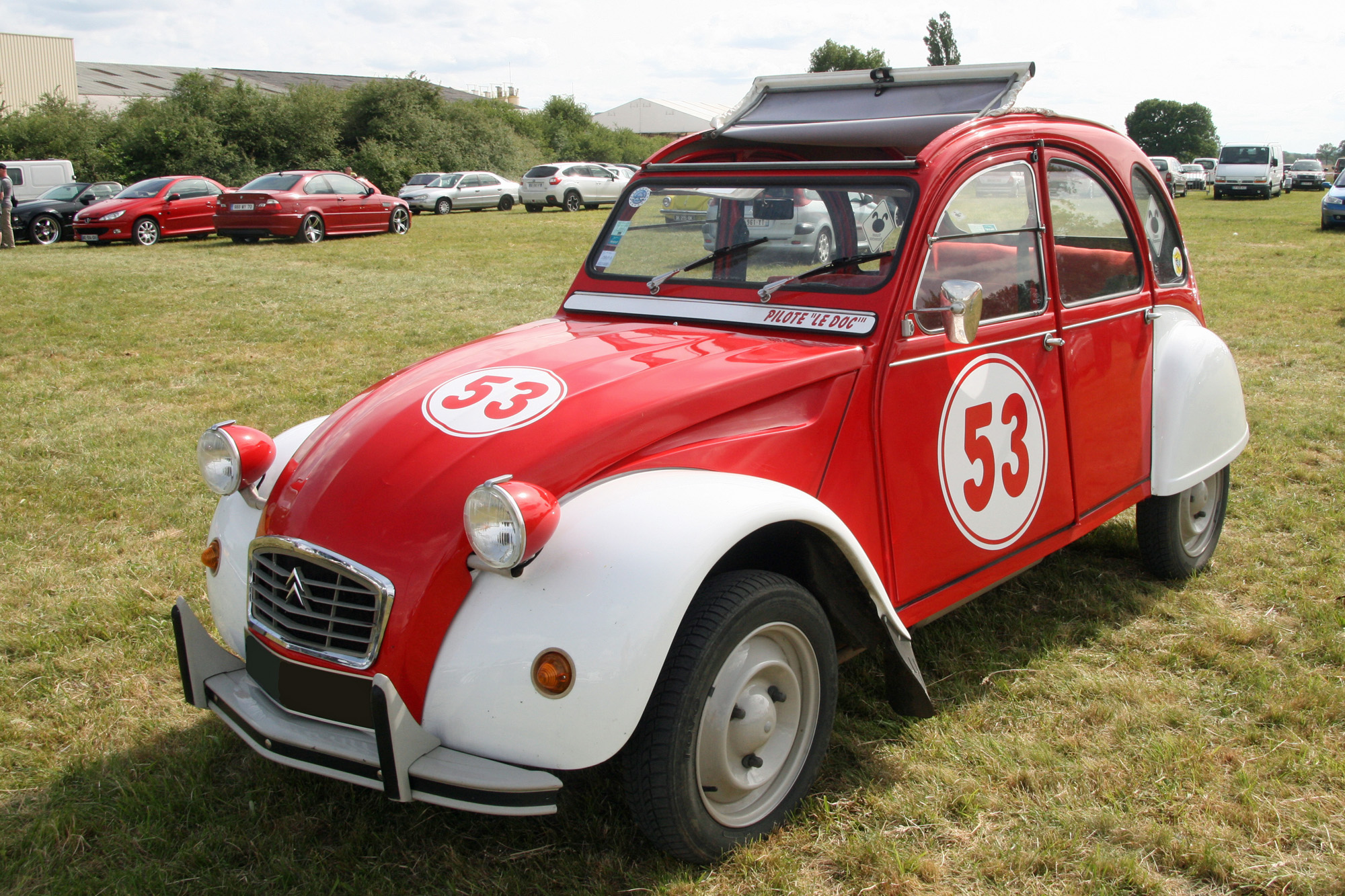 Citroën 2cv transformée (peinture)