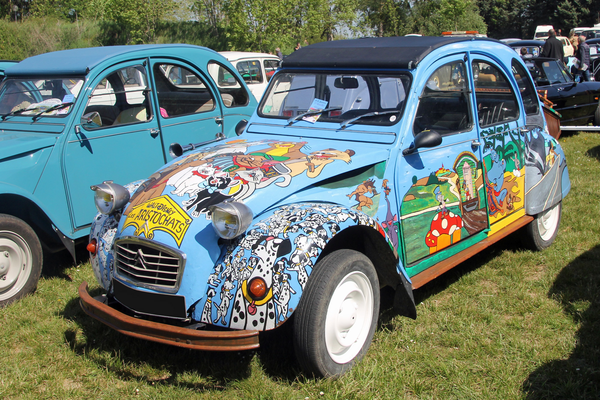 Citroën 2cv transformée (peinture)