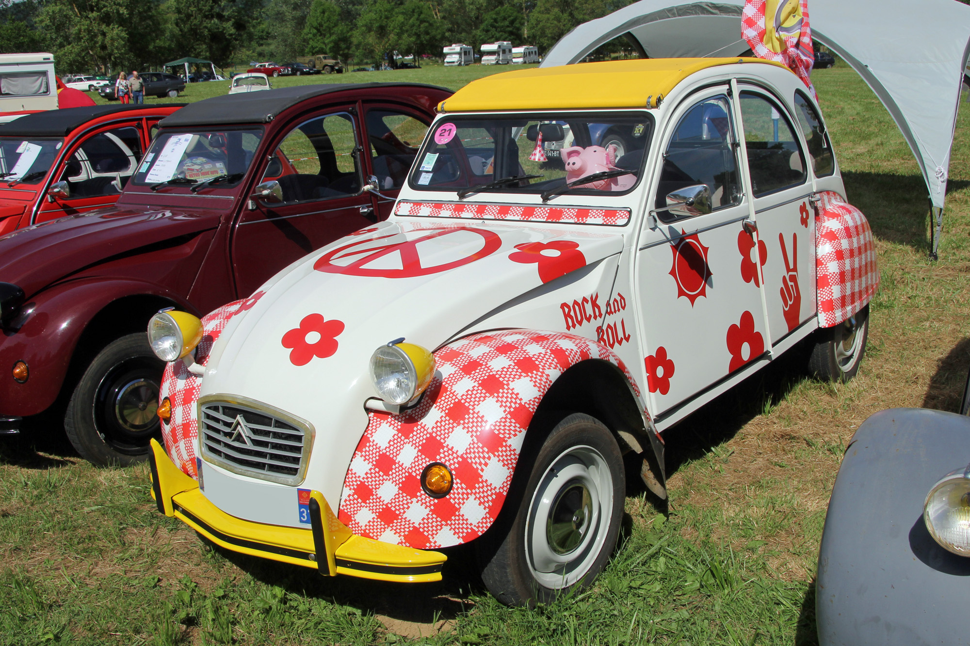 Citroën 2cv transformée (peinture)