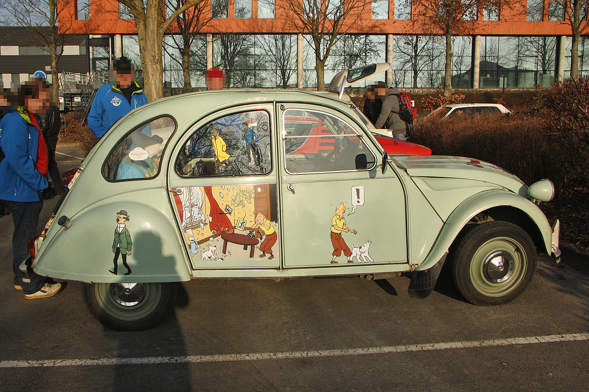 Citroën 2cv transformée (peinture)