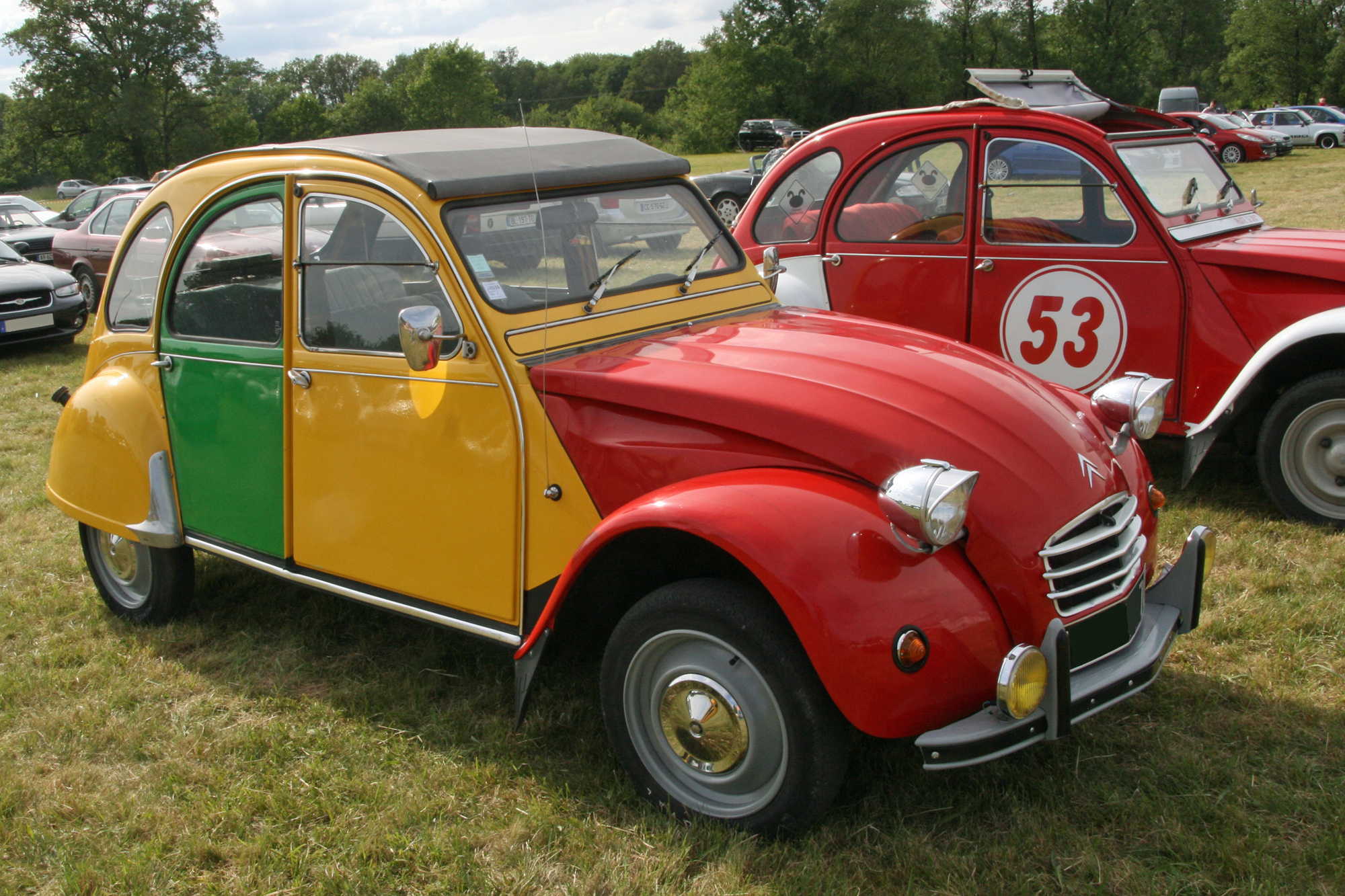 Citroën 2cv transformée (peinture)