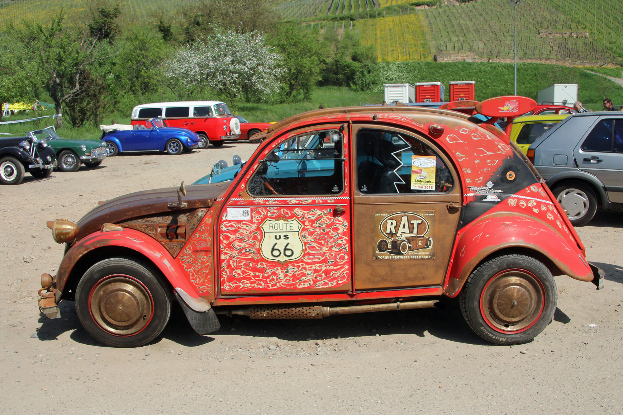 Citroën 2cv rat