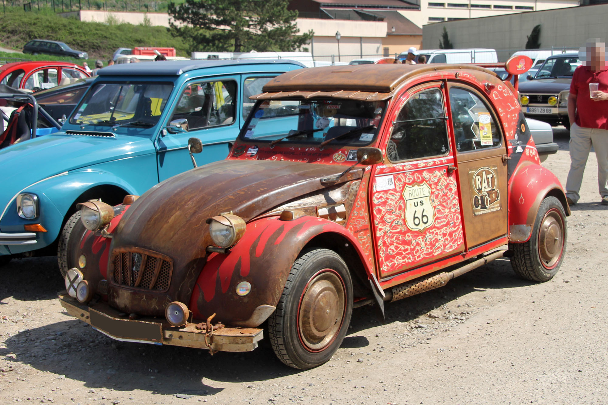 Citroën 2cv rat